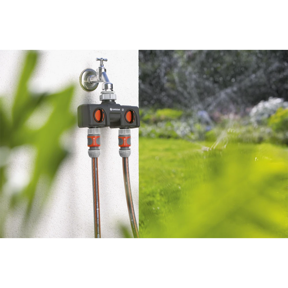 2-weg-waterverdeler - Gardena 2 2-weg-waterverdeler - Gardena - Afbeelding 2