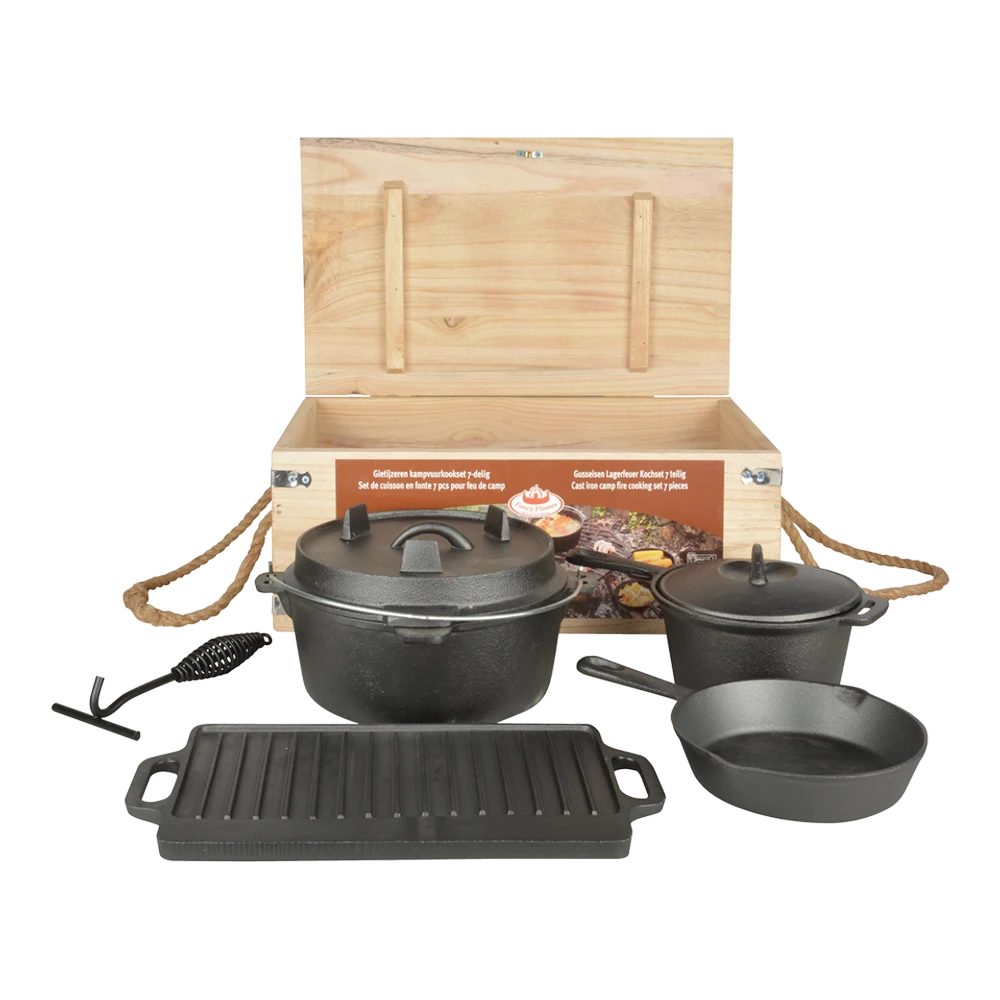 7 Delig Kampvuurkookset - Fancy Flames 1 7 Delig Kampvuurkookset - Fancy Flames