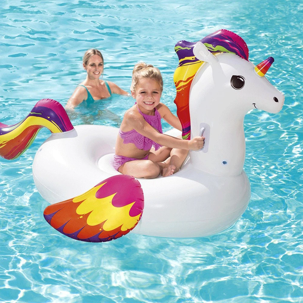 Bestway Fantasy Unicorn Opblaasfiguur - 150cm 2 Bestway Fantasy Unicorn Opblaasfiguur - 150cm - Afbeelding 2