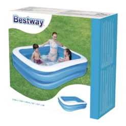 Bestway Opblaasbaar Zwembad - Familie - 211x132x46cm -Bloeiplek Verkoopwinkel bestway opblaasbaar zwembad familie 211x132x46cm 3
