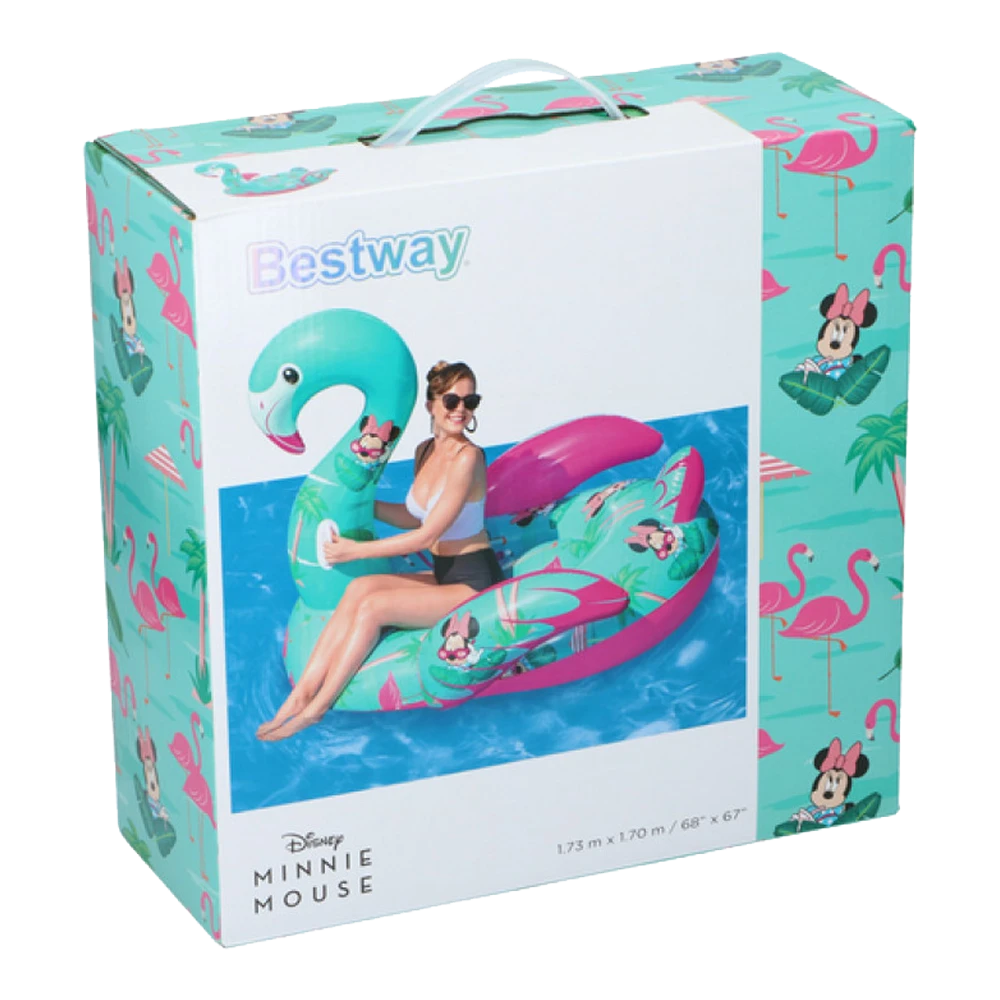 Bestway Ride On Flamingo Opblaasfiguur - 173x170cm 3 Bestway Ride On Flamingo Opblaasfiguur - 173x170cm - Afbeelding 3