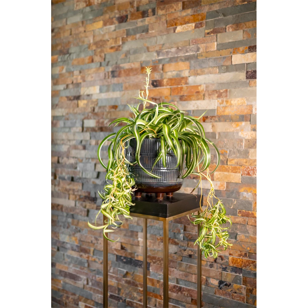 Bloempot Denise - D17 X H17cm - Sky Blue 2 Bloempot Denise - D17 X H17cm - Sky Blue - Afbeelding 2