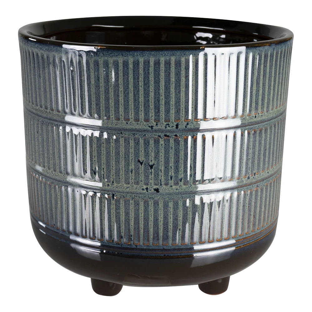 Bloempot Denise - D19 X H19cm - Sky Blue 1 Bloempot Denise - D19 X H19cm - Sky Blue