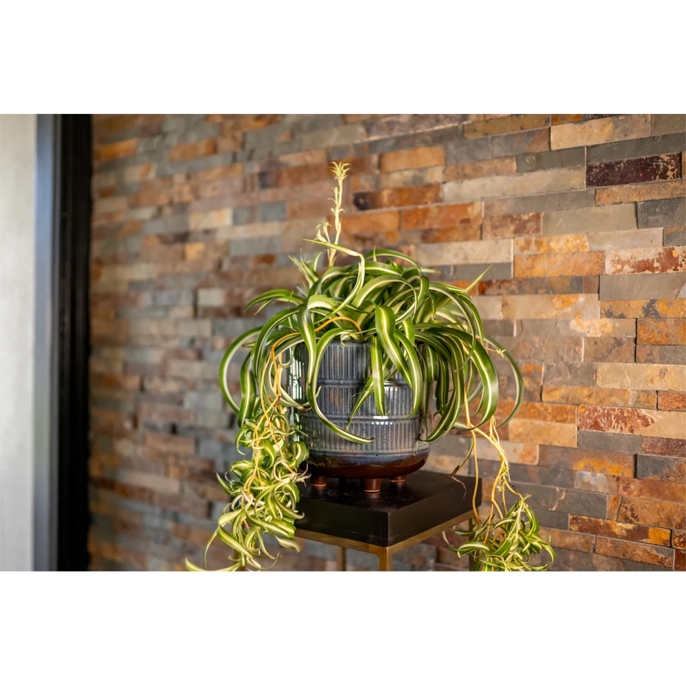 Bloempot Denise - D19 X H19cm - Sky Blue 2 Bloempot Denise - D19 X H19cm - Sky Blue - Afbeelding 2