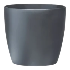 Bloempot Elho Brussels Rond 35cm - Met Wielen - Antraciet