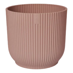 Bloempot Elho Vibes Fold Rond Wielen - D35 X H32cm - Delicaat Roze