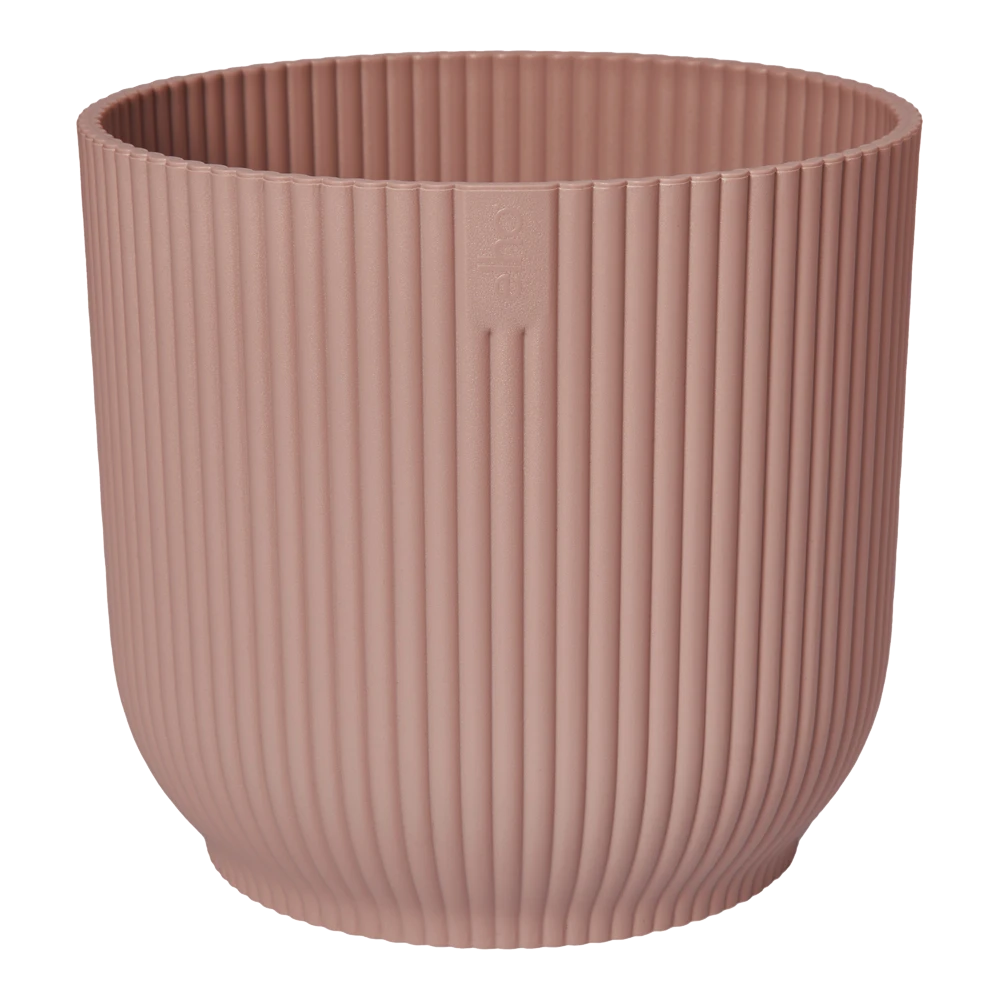 Bloempot Elho Vibes Fold Rond Wielen - D35 X H32cm - Delicaat Roze 1 Bloempot Elho Vibes Fold Rond Wielen - D35 X H32cm - Delicaat Roze
