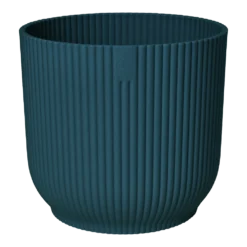 Bloempot Elho Vibes Fold Rond Wielen - D35 X H32cm - Diepblauw