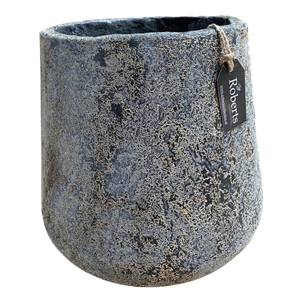 Bloempot Hamelton - D30 X H30cm - Earth Zwart 1 Bloempot Hamelton - D30 X H30cm - Earth Zwart