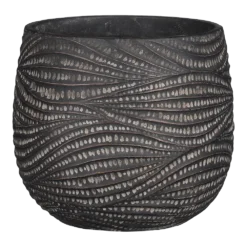 Bloempot Hendrick - D19 X H17cm - Bruin