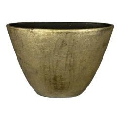 Bloempot Kos Ovaal - L39 X B20 X H31cm - Goud