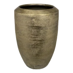 Bloempot Kos Hoog - D23 X H35cm - Goud