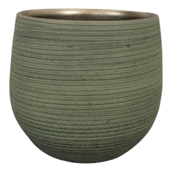 Bloempot Lydia - D31 X H28cm - Shiny Green