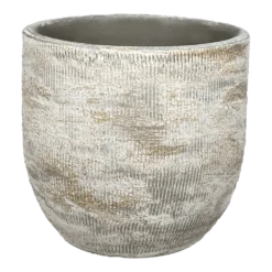 Bloempot Miami - D19 X H17cm - Grijs