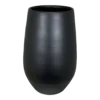 Bloempot Petra Hoog - D23 X H35cm - Mat Zwart