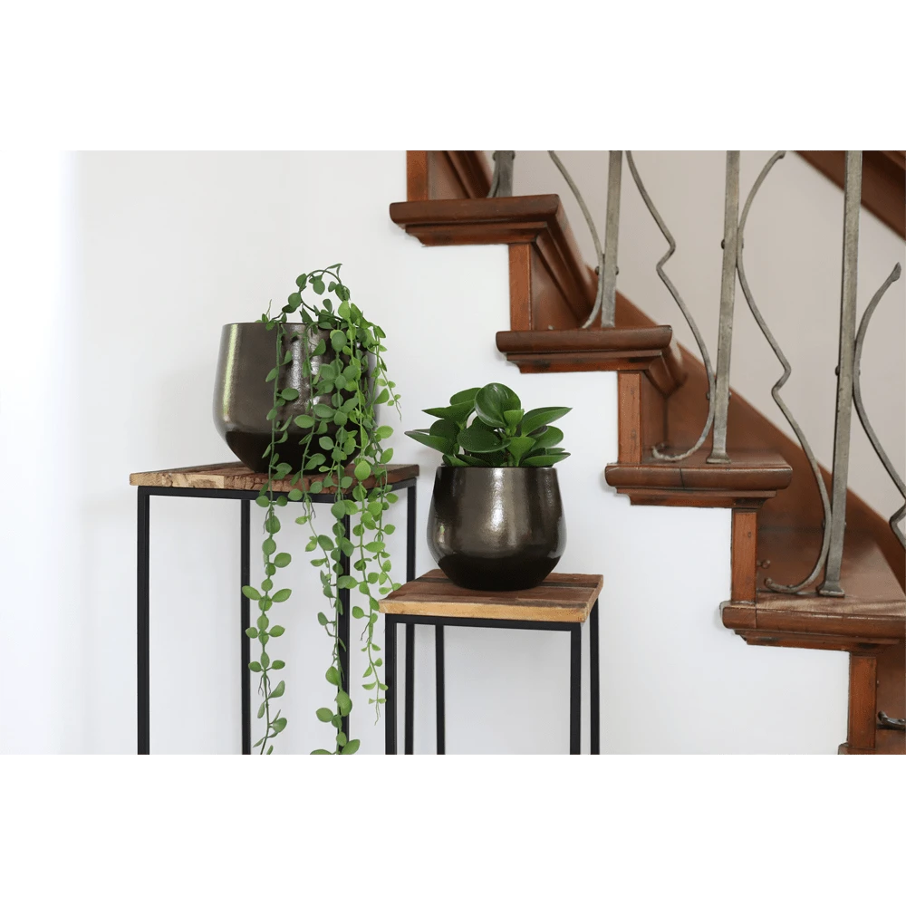 Bloempot Petra - D19 X H16cm - Koper 2 Bloempot Petra - D19 X H16cm - Koper - Afbeelding 2