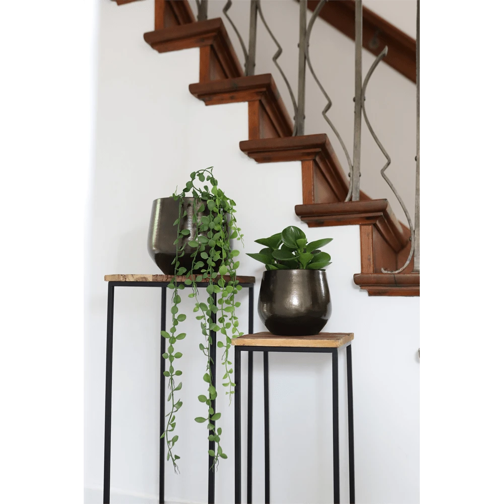 Bloempot Petra - D19 X H16cm - Koper 3 Bloempot Petra - D19 X H16cm - Koper - Afbeelding 3