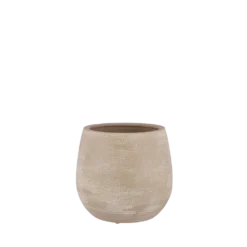 Bloempot Victor - H24 X D25cm - Beige