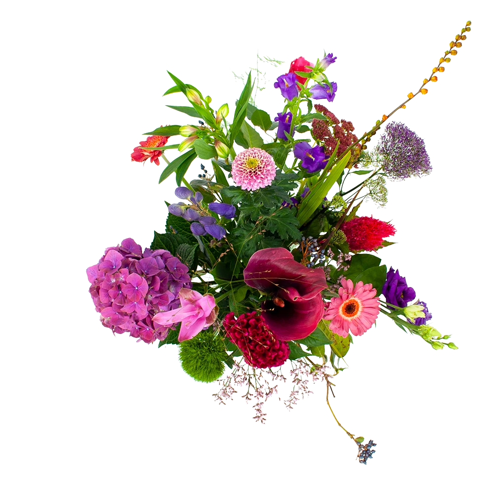 Boeket Paarse Passie Klein 2 Boeket Paarse Passie Klein - Afbeelding 2