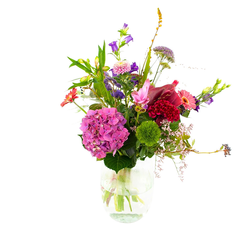 Boeket Paarse Passie Middel 1 Boeket Paarse Passie Middel