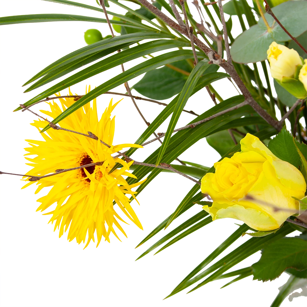 Boeket Vrolijk Geel Groot 3 Boeket Vrolijk Geel Groot - Afbeelding 3