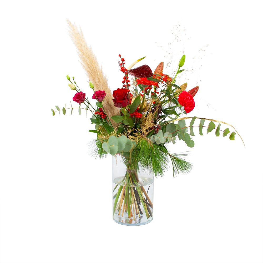 Boeket Winterse Pluim Middel 1 Boeket Winterse Pluim Middel