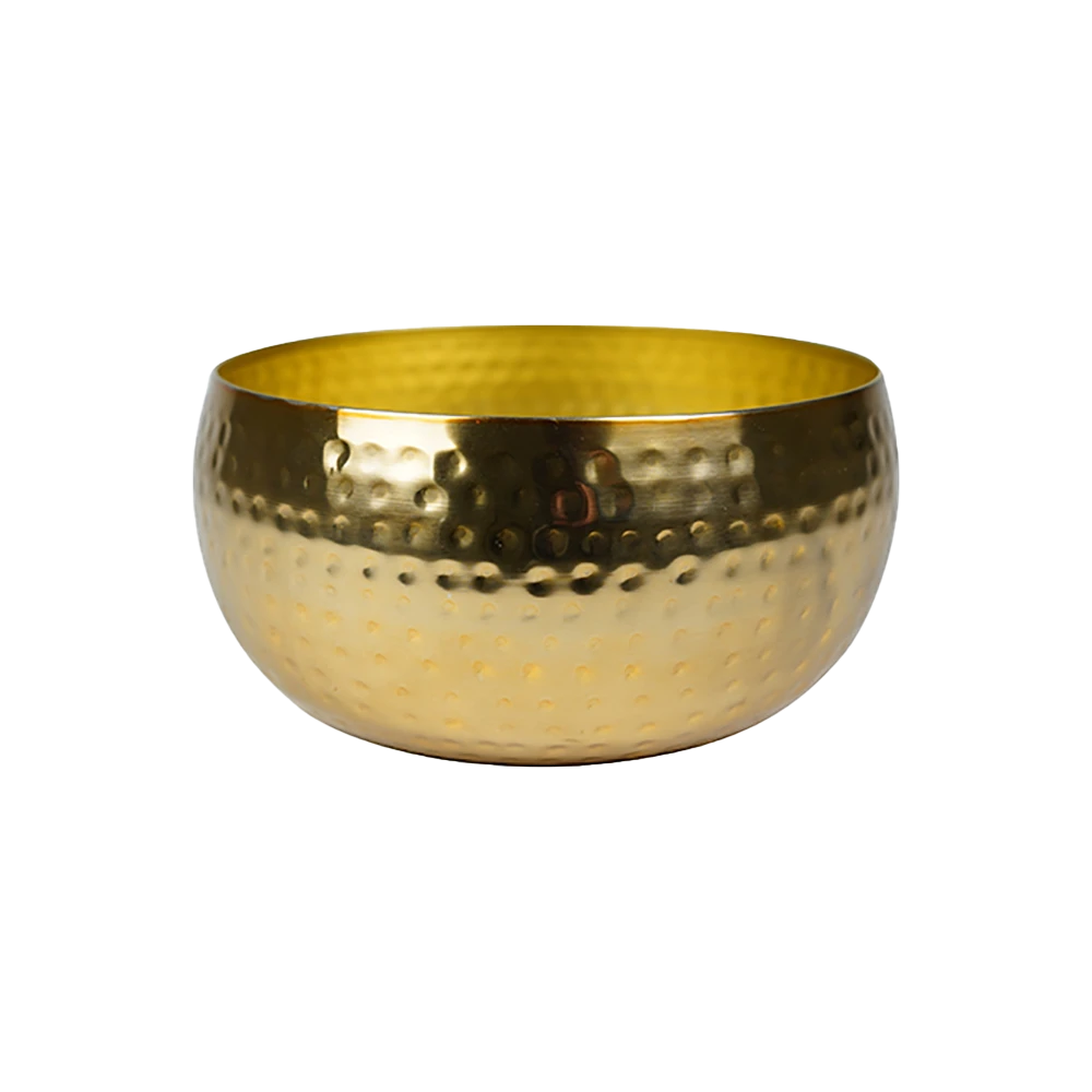 Plantenschaal Kody - D24 X H11cm - Goud 1 Plantenschaal Kody - D24 X H11cm - Goud