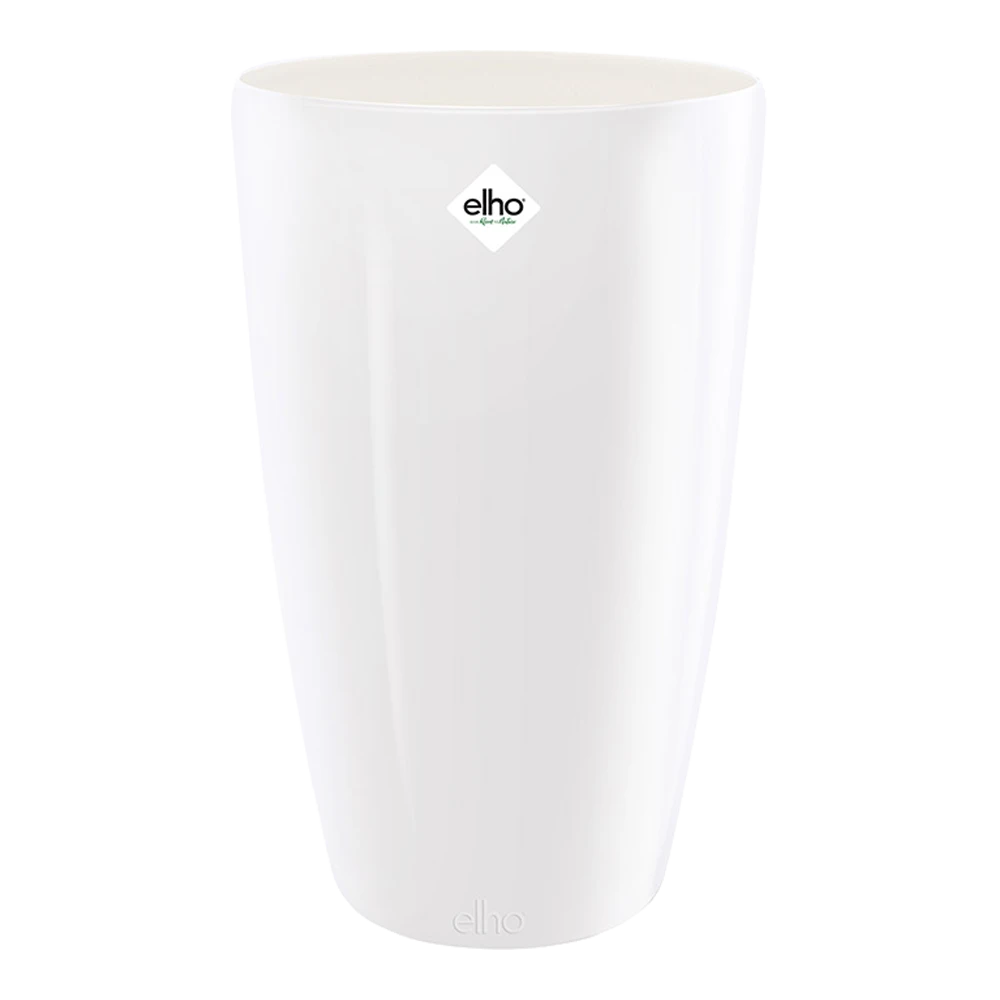 Bloempot Elho Brussels Diamond Rond Hoog 32cm - Wit 2 Bloempot Elho Brussels Diamond Rond Hoog 32cm - Wit - Afbeelding 2
