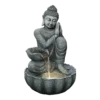 Buddha Met Waterschaal - 82cm Hoog - Polystone