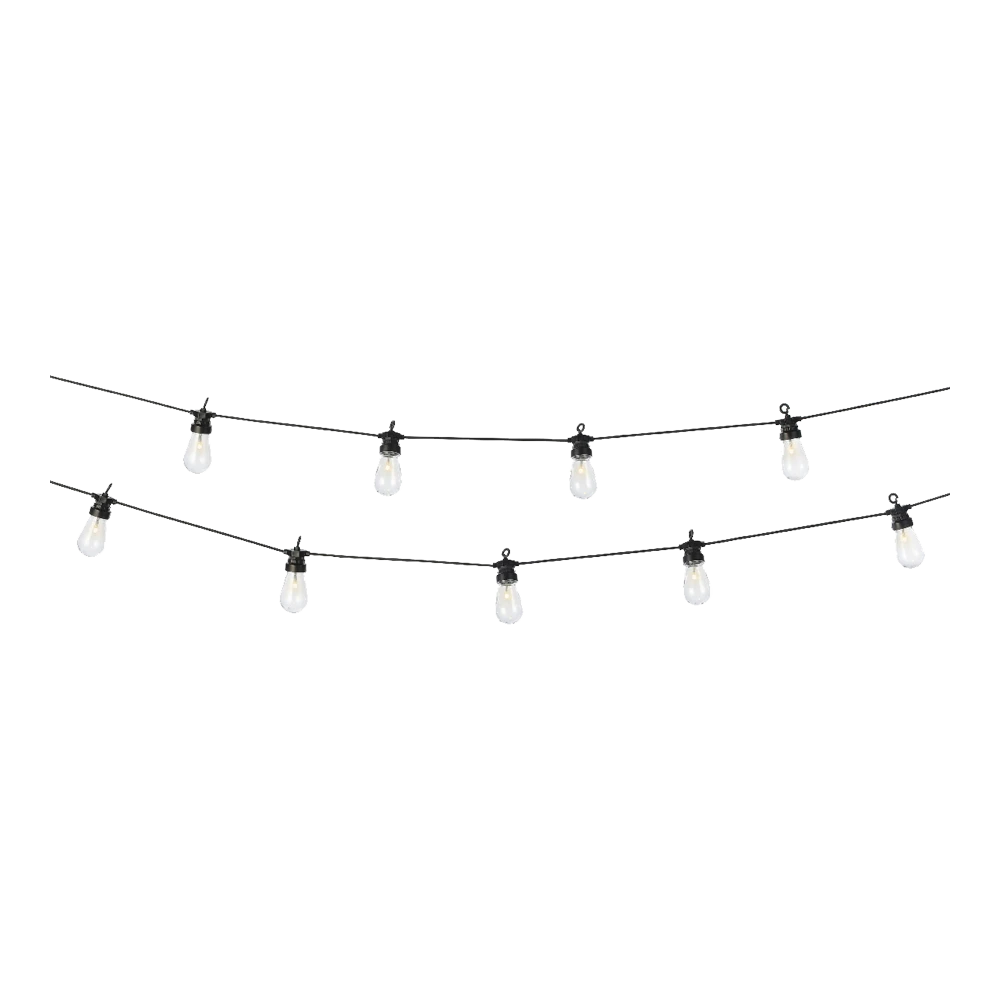 Lumineo Budget Feestverlichting Lichtsnoer - Peervorm - 950cm - 20 LEDS - Warm Wit 3 Lumineo Budget Feestverlichting Lichtsnoer - Peervorm - 950cm - 20 LEDS - Warm Wit - Afbeelding 3