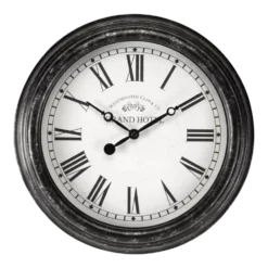 Buitenklok Biarritz - 30cm - Zwart