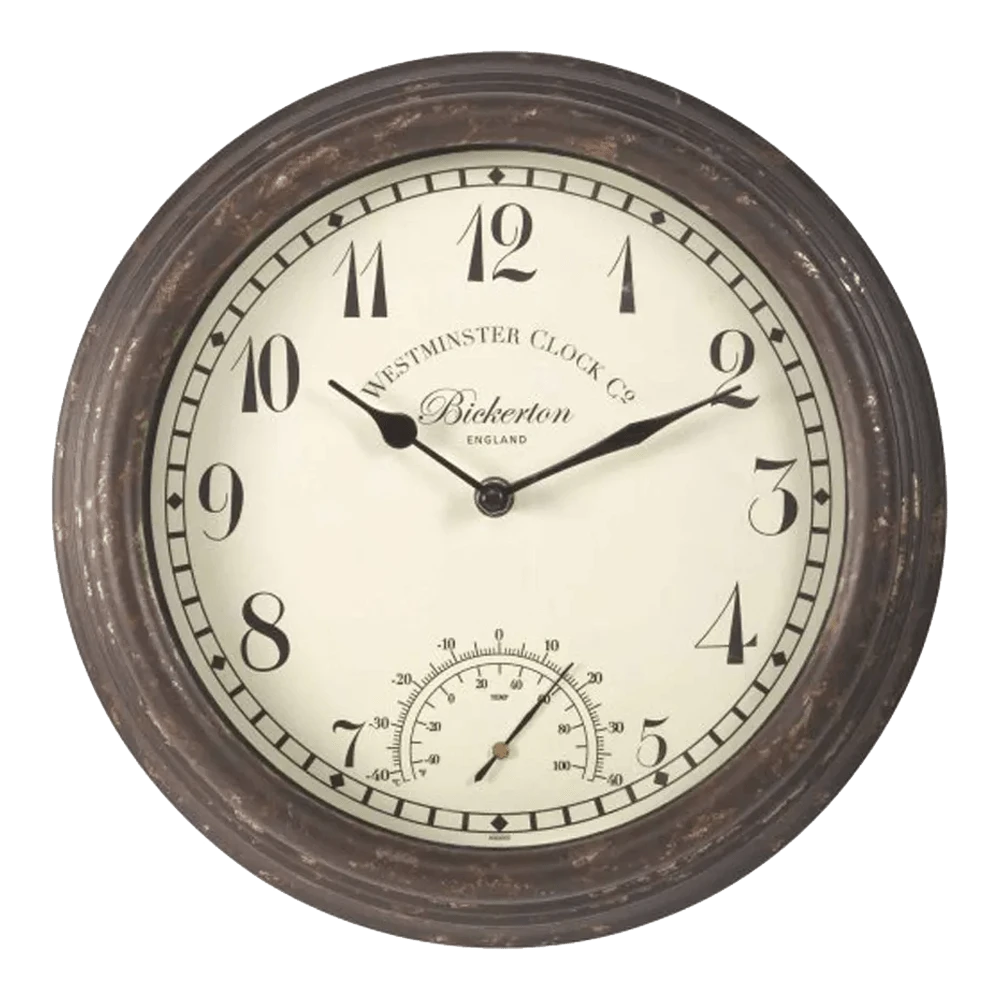 Buitenklok Bickerton - 2in1 - 30cm 1 Buitenklok Bickerton - 2in1 - 30cm