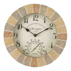 Buitenklok Stonegate - 2in1 - 25cm