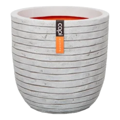 Capi Bloempot Bol Nature Row NL - D54 X H52cm - Ivoor