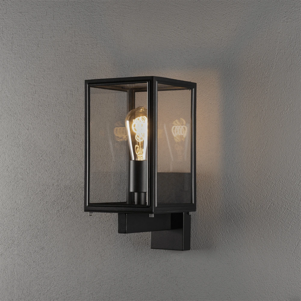 Konstsmide Carpi 230V Staande Buitenlamp Op Of Neerwaarts E27, 16.5x33cm, Transparant Glas, Max 60W 2 Konstsmide Carpi 230V Staande Buitenlamp Op Of Neerwaarts E27, 16.5x33cm, Transparant Glas, Max 60W - Afbeelding 2