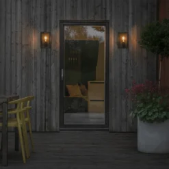 Konstsmide Carpi 230V Wandlamp Flush E27, 12x28cm, Transparant Glas, Max 60W -Bloeiplek Verkoopwinkel carpi 230v wandlamp flush e27 12x28cm transparant glas max 60w netstroom 3