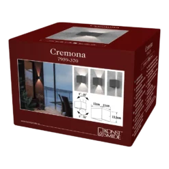 Konstsmide Cremona PowerLED 230V Wandlamp Flush 13.5cm, 2x 3W -Bloeiplek Verkoopwinkel cremona powerled 230v wandlamp flush 135cm 2x 3w netstroom 5