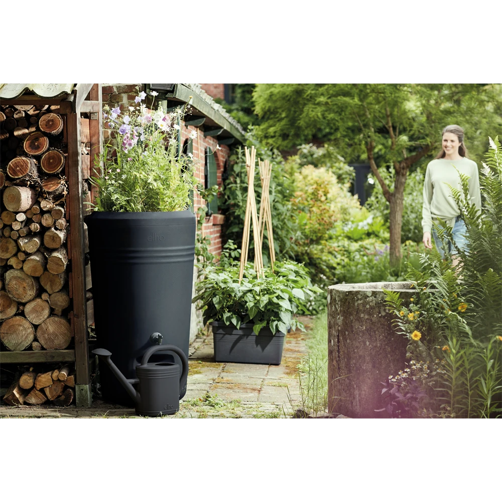 Elho Regenton - Green Basics - 200L - Zwart 5 Elho Regenton - Green Basics - 200L - Zwart - Afbeelding 5