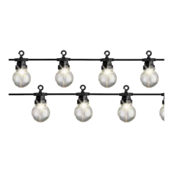 Lumineo Feestverlichting Lichtsnoer - Bolvorm - 950cm - 20 LEDS - Klassiek Warm 5 Lumineo Feestverlichting Lichtsnoer - Bolvorm - 950cm - 20 LEDS - Klassiek Warm -Bloeiplek Verkoopwinkel feestverlichting lichtsnoer bolvorm 950cm 20 leds klassiek warm netstroom 4 3