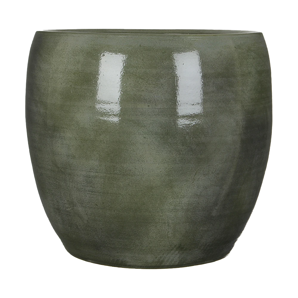 Bloempot Lester - D38 X H35cm - Groen 1 Bloempot Lester - D38 X H35cm - Groen
