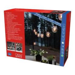 Lichtsnoer Feestverlichting Retro LED Koppelbaar + Dimbaar - Startset - 10m - 10 LED's - Konstsmide -Bloeiplek Verkoopwinkel lichtsnoer feestverlichting retro led koppelbaar dimbaar startset 10m 10 led s 5