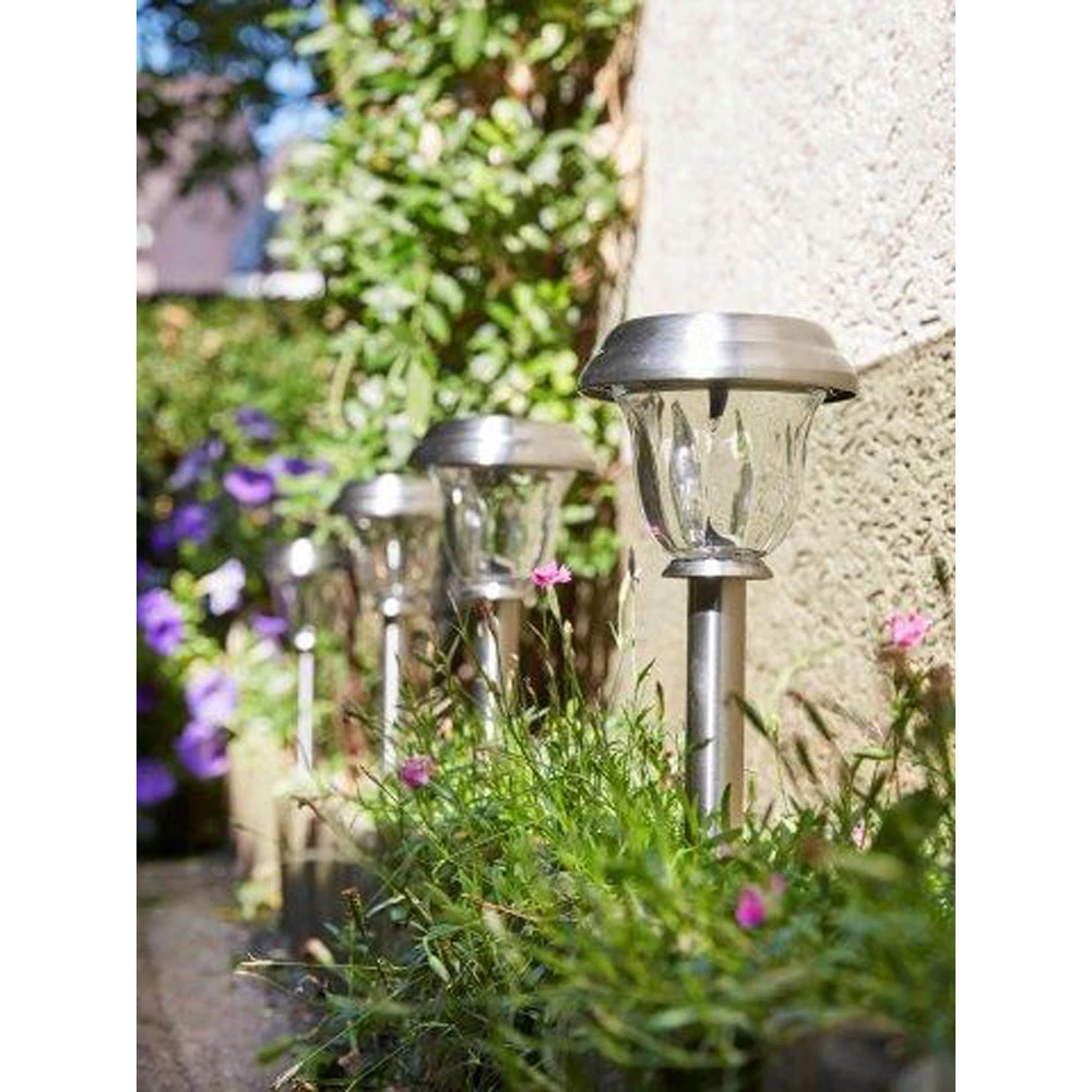 Luxform Hybride Solar Tuinlamp Vermont 10 Lumen 2 Luxform Hybride Solar Tuinlamp Vermont 10 Lumen - Afbeelding 2