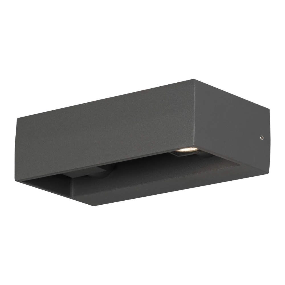 Konstsmide Monza PowerLED 230V Wandlamp Flush 6cm, 2x 6W 3 Konstsmide Monza PowerLED 230V Wandlamp Flush 6cm, 2x 6W - Afbeelding 3