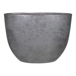 Bloempot Mira Ovaal - L50 X B20 X H36cm - Antraciet