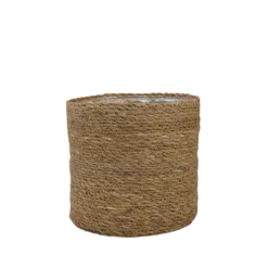Plantenmand Stef - D28 X H28cm - Naturel
