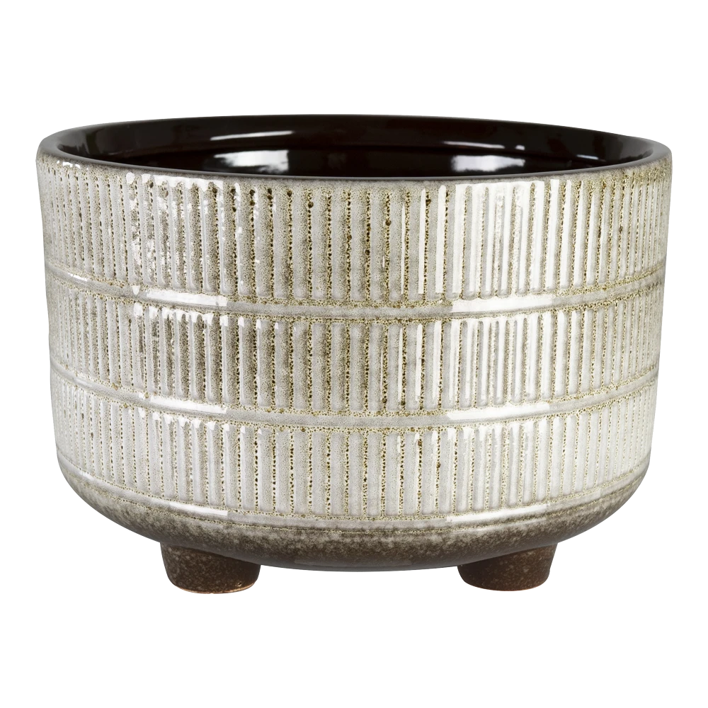 Plantenschaal Denise - D21 X H14cm - Off White 1 Plantenschaal Denise - D21 X H14cm - Off White