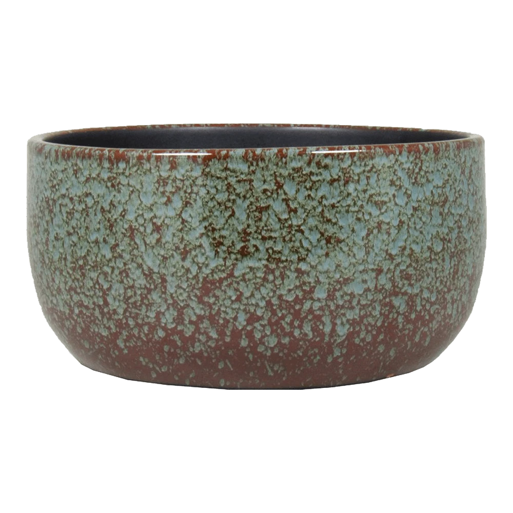 Plantenschaal Sepp - D35 X H17cm - Blauw 1 Plantenschaal Sepp - D35 X H17cm - Blauw