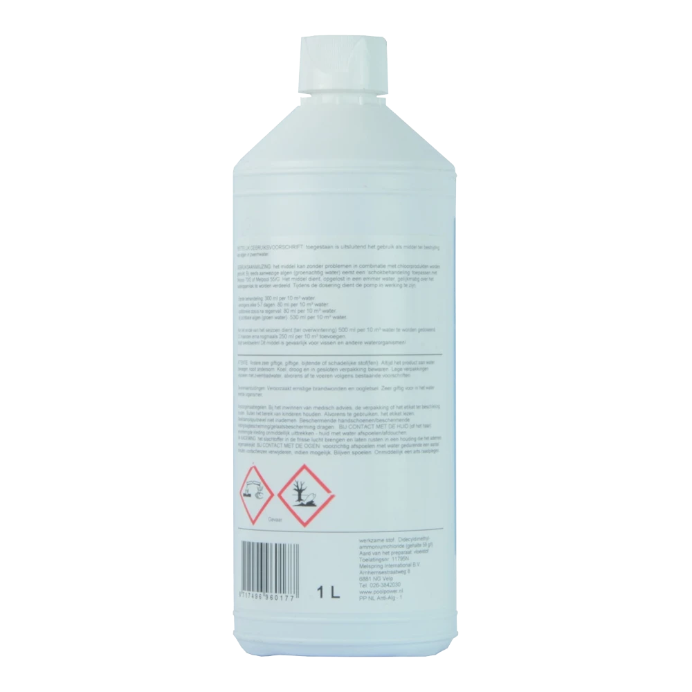 Pool Power Anti-alg - 1ltr 2 Pool Power Anti-alg - 1ltr - Afbeelding 2