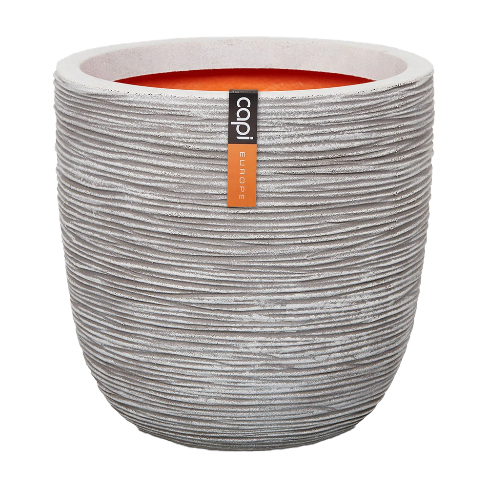Capi Bloempot Bol Nature Rib NL - D35 X H34cm - Ivoor 1 Capi Bloempot Bol Nature Rib NL - D35 X H34cm - Ivoor