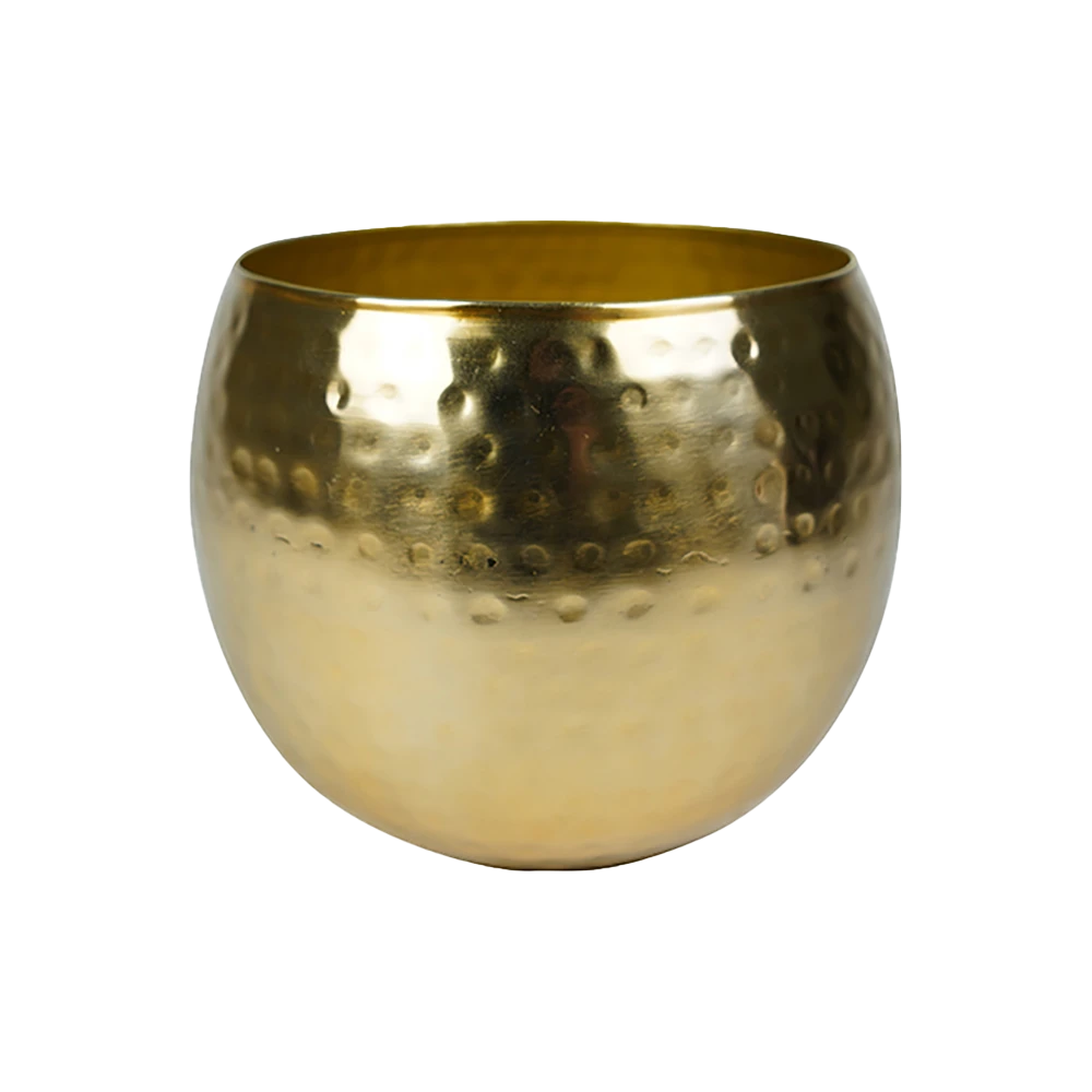 Bloempot Kody - D30 X H25cm - Goud 1 Bloempot Kody - D30 X H25cm - Goud